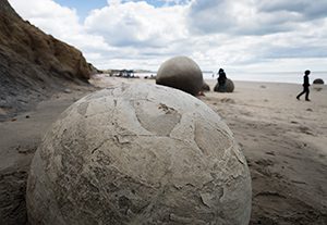 Moeraki boulders-Circuit Nouvelle Zélande