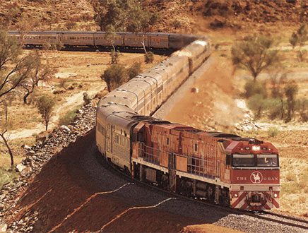 Trains en Australie – Ghan , Indian Pacific et Overland