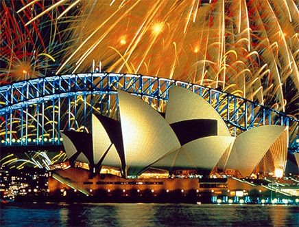 Sydney artifice nouvel an